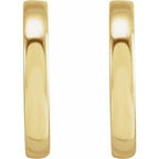 14K Yellow Gold Hoop Earrings