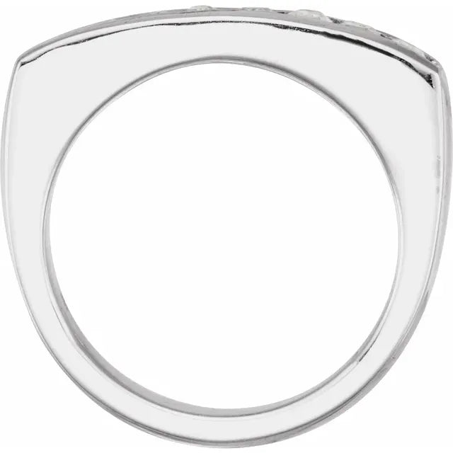 14K White Gold 1 3/4 CTW Lab-Grown Diamond Ring