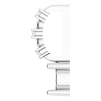 14K White Gold Round .01 CTW Natural Diamond Semi-Set Charm/Pendant
