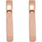 14K Rose Gold Hoop Earrings
