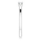 14K White Gold .06 CT Natural Diamond Cross Promise Ring
