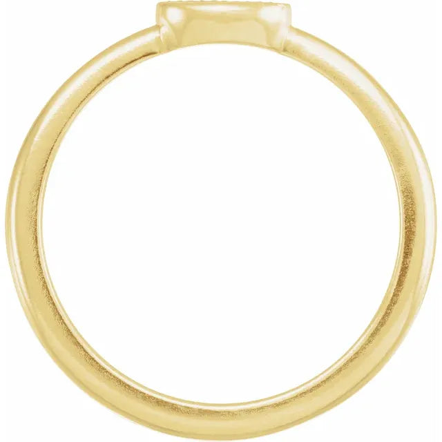 14K Yellow Gold Mama Ring