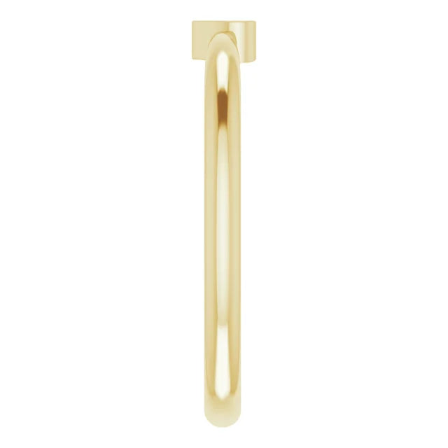 14K Yellow Gold 1-Heart Family Engravable Ring
