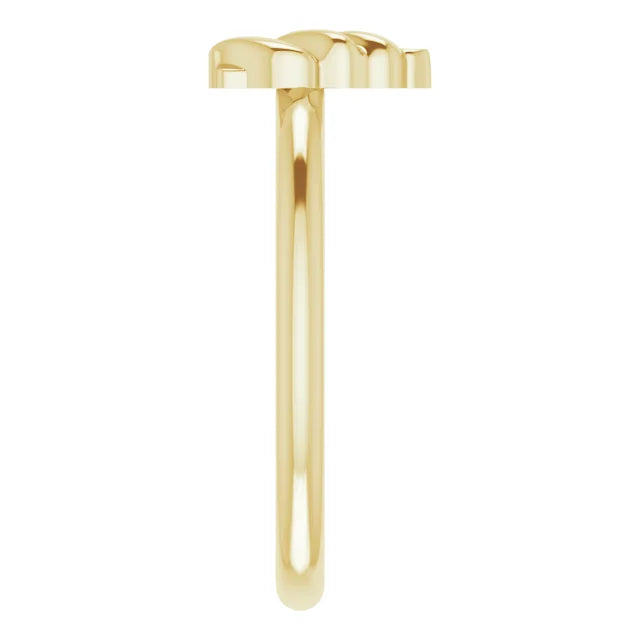 14K Yellow Gold Youth Unicorn Ring