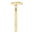 14K Yellow Gold Youth Unicorn Ring