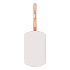 14K Rose Gold Engravable Dog Tag Charm/Pendant