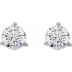 14K White Gold 1 CTW Natural Diamond Stud Earrings