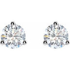 14K White Gold 1 CTW Lab-Grown Diamond Stud Earrings
