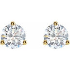 14K Yellow Gold 1 CTW Lab-Grown Diamond Stud Earrings