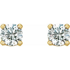 14K Yellow Gold 1/5 CTW Natural Diamond Earrings