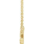 14K Yellow Gold Nanny 18" Necklace