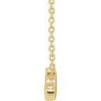 14K Yellow Gold Sister 18" Necklace