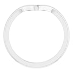 14K White Gold Matching Band