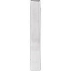 14K White Gold Engravable Four-Sided Vertical Bar Pendant