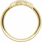 14K Yellow Gold 1/6 CTW Natural Diamond Matching Band