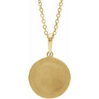 14K Yellow Gold Floral 16-18" Necklace