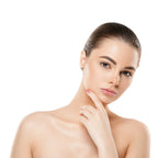 10k White Gold Plated 1/2 Ct Created Halo Heart Yellow Sapphire Stud Earrings