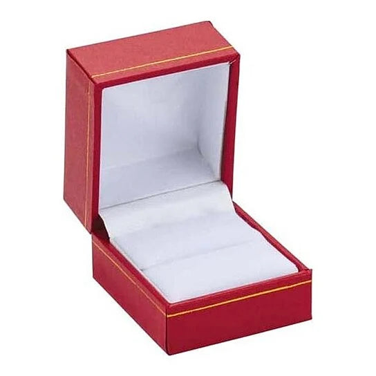 DiamondX 18K Yellow Gold White Sapphire 4 Carat Square Stud Earrings