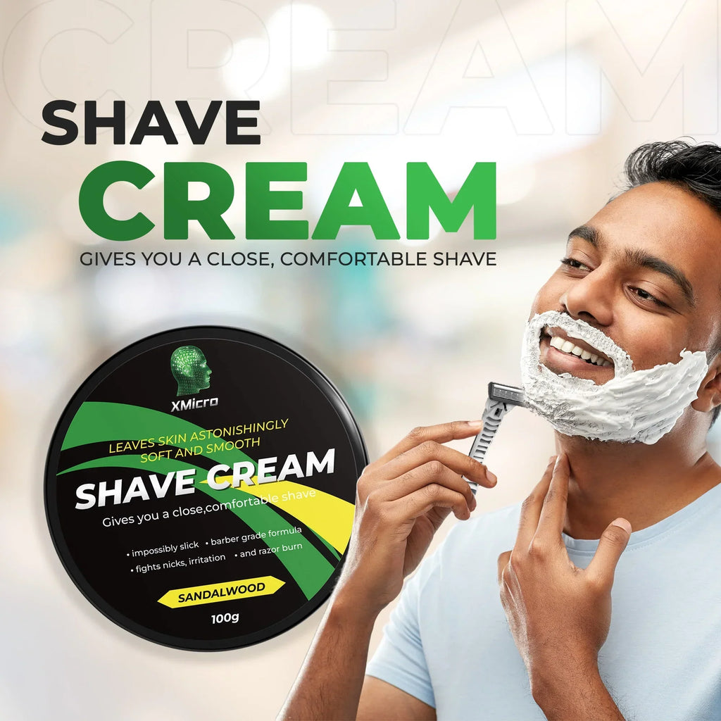 XMicro Pink Razor and Shaving Cream For Women