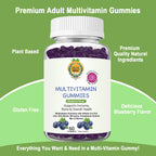 Organic Greek : Premium Natural Plant Base Multivitamin Gummies Whole Food Supplement