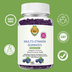 Organic Greek : Premium Natural Plant Base Multivitamin Gummies Whole Food Supplement
