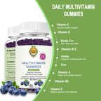 Organic Greek : Premium Natural Plant Base Multivitamin Gummies Whole Food Supplement